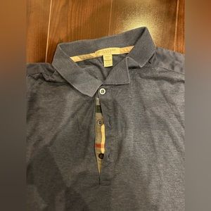 Blue Soft Burberry Brit Polo Size XXL